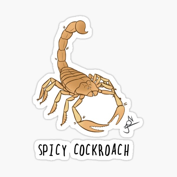 Cafard épicé - Scorpion Sticker