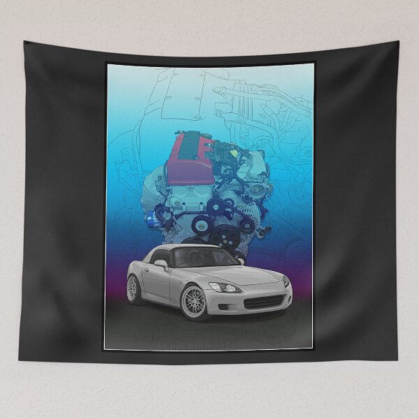 Item preview, S2000 AP1 with F20c background (Grey) designed and sold by ArtyMotive.