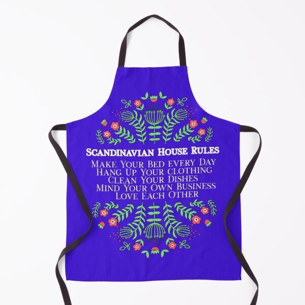 Item preview, Scandinavian House Rules Folk Art Flowers designed and sold by funnytshirtemp.