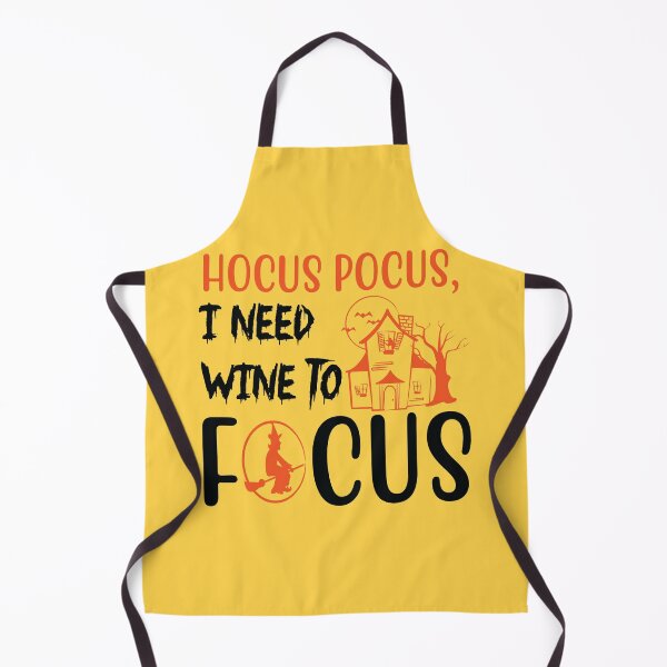 Item preview, Hocus Pocus I Need Wine To Focus Halloween Art designed and sold by VibrantGifts.