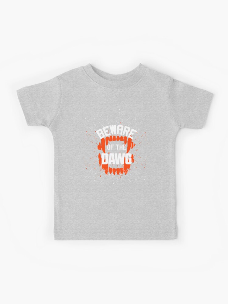 Cleveland Browns - Beware of the Dawg Kids T-Shirt for Sale by  MorvernDesigns