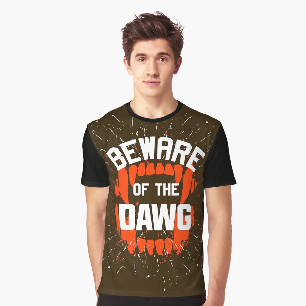 Cleveland Browns - Beware of the Dawg Kids T-Shirt for Sale by  MorvernDesigns