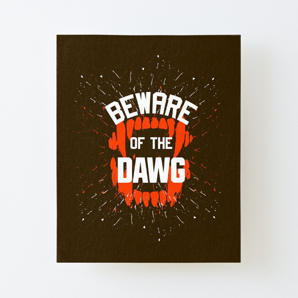 Cleveland Browns - Beware of the Dawg Kids T-Shirt for Sale by  MorvernDesigns