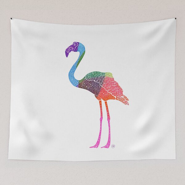 Item preview, Flamingo (color) designed and sold by adeillustrator.