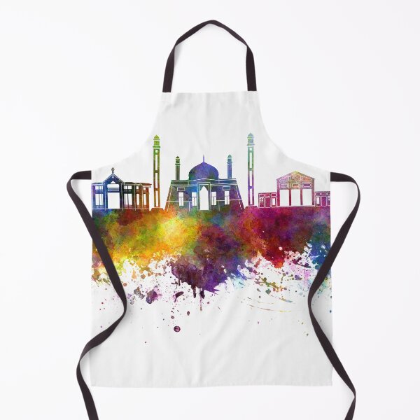 Item preview, Quetta skyline in watercolor background designed and sold by paulrommer.