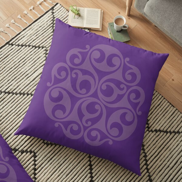Brentford Horn Cap - Purple Floor Pillow