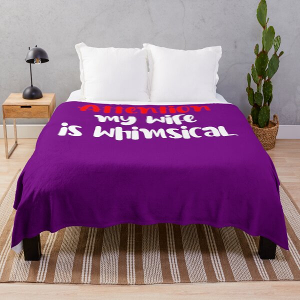 Item preview, Attention my wife is whimsical Funny Wife Shirt  designed and sold by Sarah38.