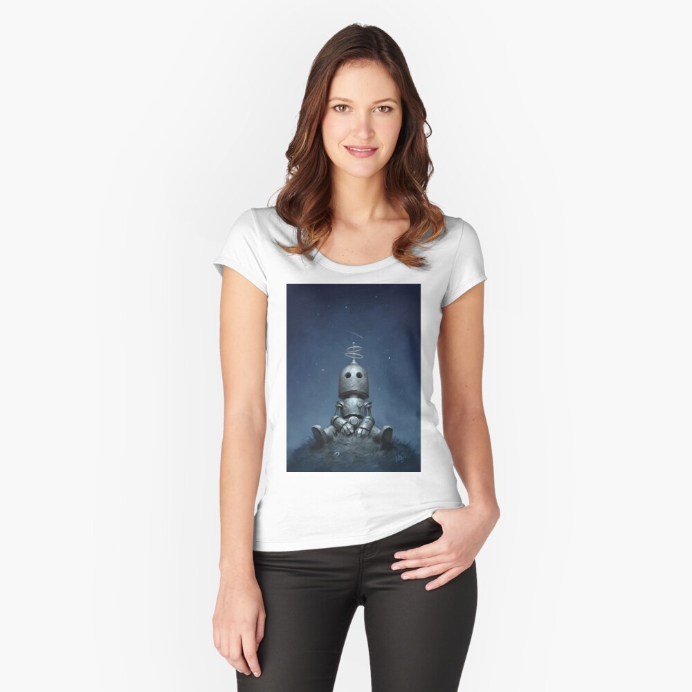 Item preview, Fitted Scoop T-Shirt designed and sold by MattDixonArt.