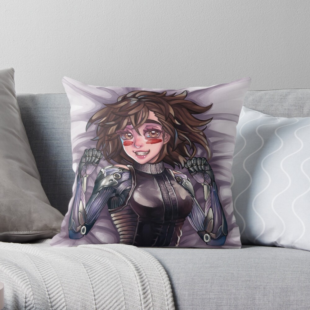 Alita pillow Throw Pillow