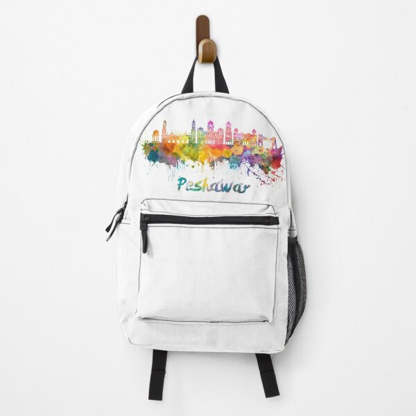 Item preview, Peshawar skyline in watercolor splatters  designed and sold by paulrommer.