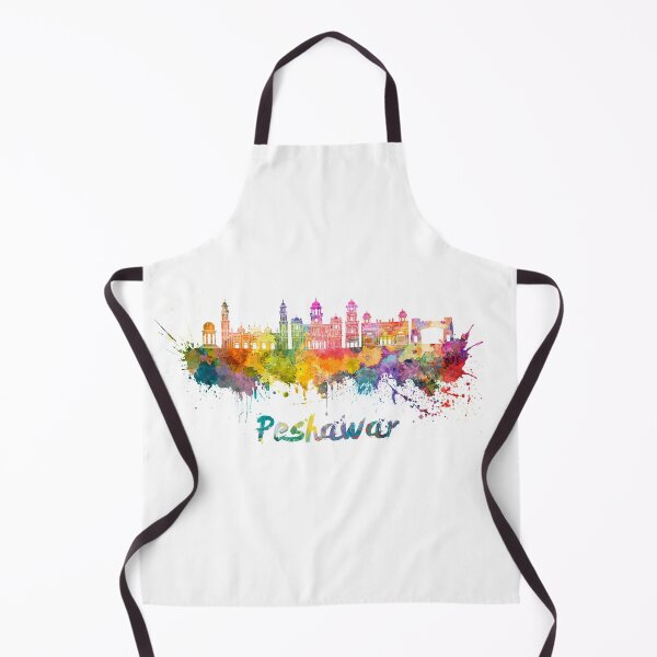 Item preview, Peshawar skyline in watercolor splatters designed and sold by paulrommer.