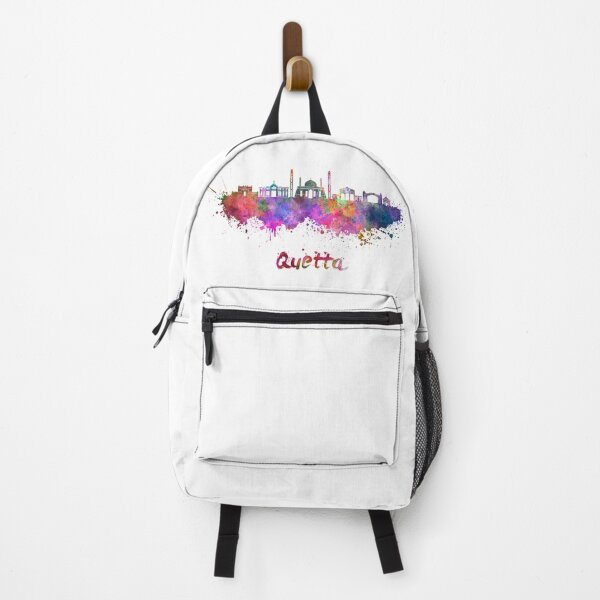 Item preview, Quetta skyline in watercolor splatters  designed and sold by paulrommer.