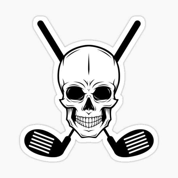 Item preview, Golf Clubs With Skull designed and sold by playloud.