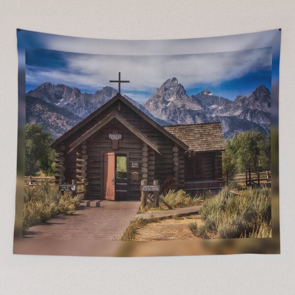 Item preview, Mountain Chapel - Grand Teton National Park designed and sold by Kathy Weaver.