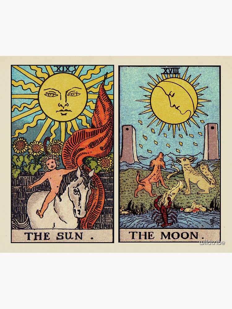 Moon & Sun Tarot | Colour by wildtribe