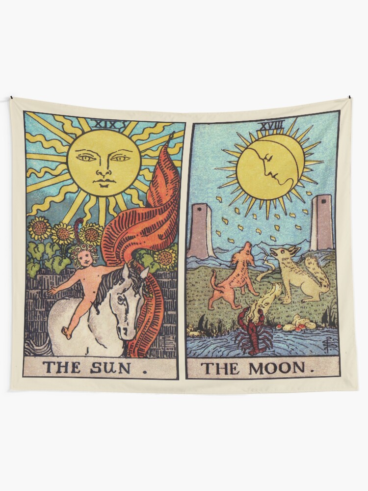 Alternate view of Moon & Sun Tarot | Colour Tapestry