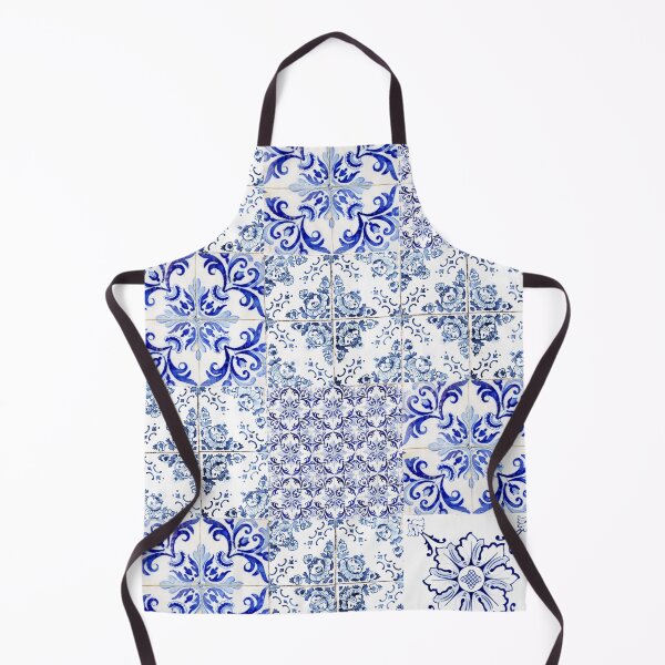 Item preview, Portuguese Azulejos VI - Vintage Blue Hand Painted Tiles - Europe Travel photography by Ingrid Beddoes designed and sold by Ingrid Beddoes Photography.
