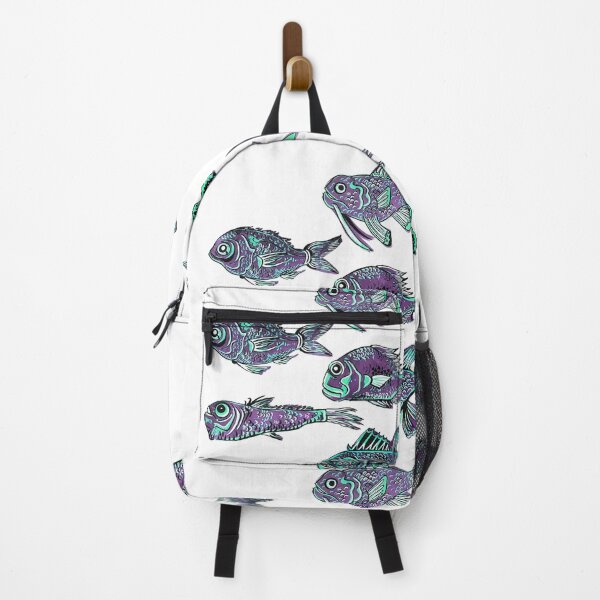 Item preview, Purple fishes, Illustrated designed and sold by Space Pug.