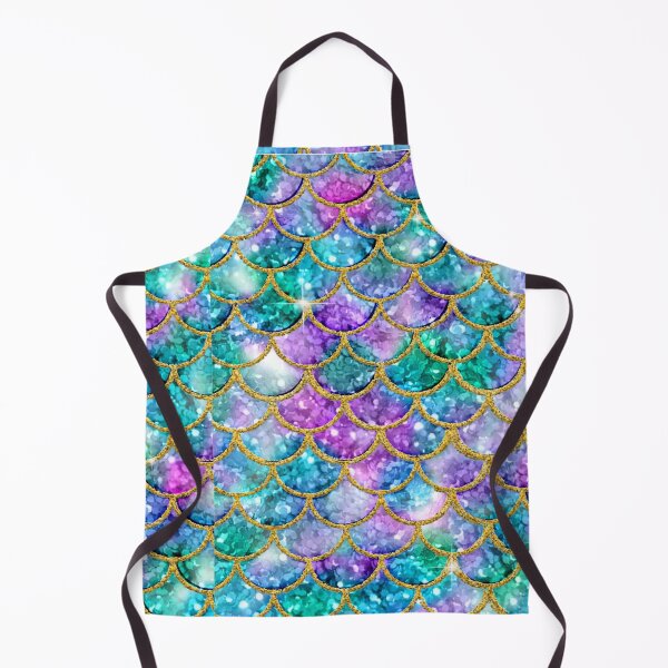 Item preview, Glitter Mermaid Scales and gold designed and sold by TopDesignArt.
