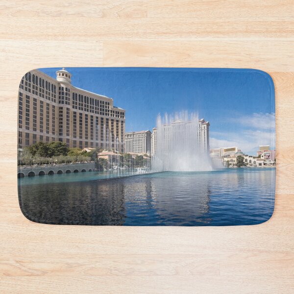 Item preview, Splendiferous Las Vegas Fountains - Caesars Palace Tower Behind a Curtain of Water designed and sold by Georgia Mizuleva.