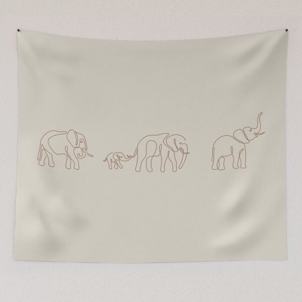 Item preview, elephant (white/beige) designed and sold by spacebuzzz . jase.