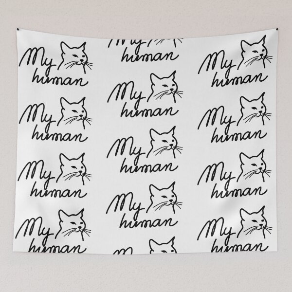 Item preview, My human, a cat - light version designed and sold by korasi.