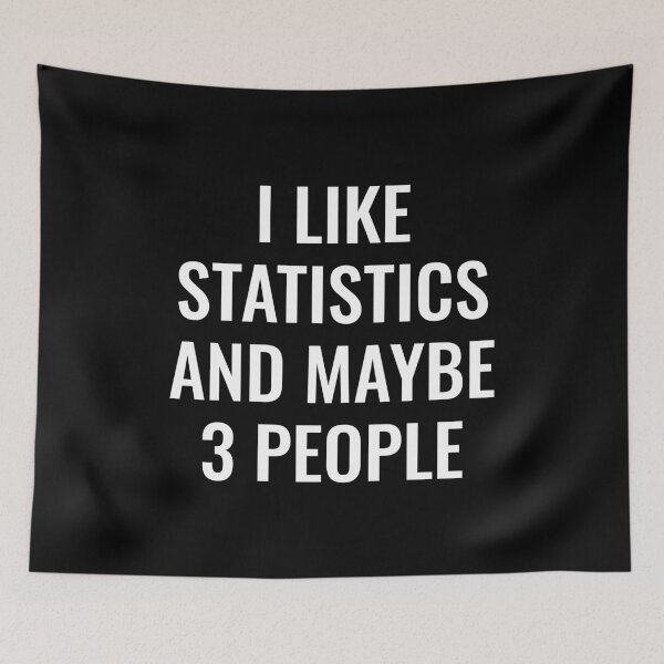 Item preview, I Like Statistics and Maybe 3 People designed and sold by manishfzr1995.