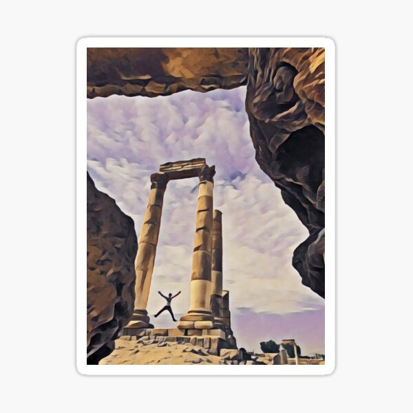 "Amman Citadel" Sticker for Sale by Travel1st Redbubble