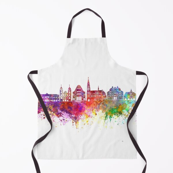 Item preview, Osijek skyline in watercolor background designed and sold by paulrommer.