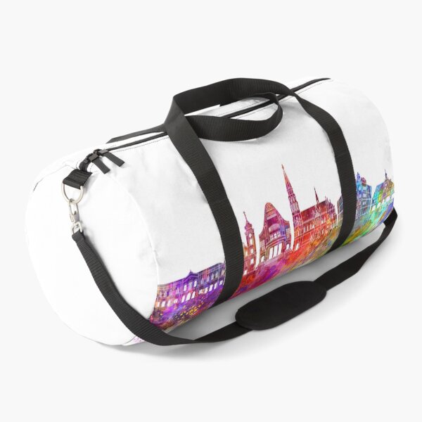 Item preview, Osijek skyline in watercolor background designed and sold by paulrommer.