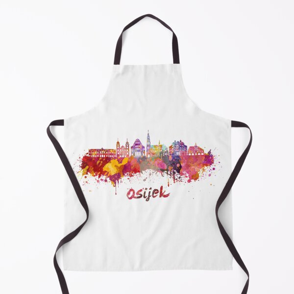 Item preview, Osijek skyline in watercolor designed and sold by paulrommer.