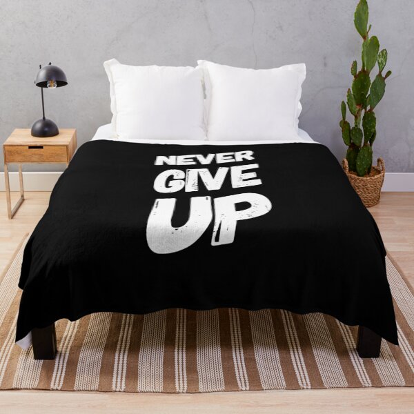 Item preview, Never give up designed and sold by PositiveImpulse.