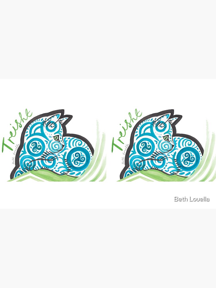 Manx Patterned Kitten Triskelia by beth-louella