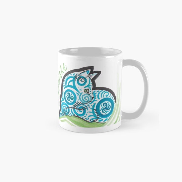 Manx Patterned Kitten Triskelia Classic Mug