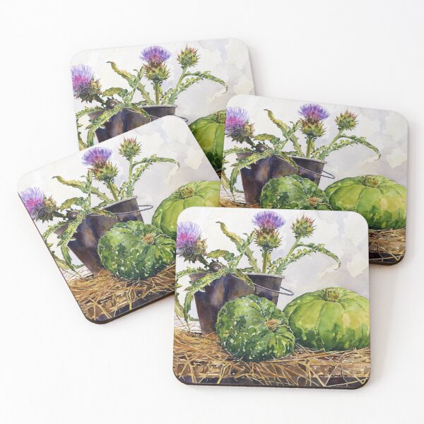 Item preview, Still Life with Squashes and Thistles designed and sold by Margaret Merry.