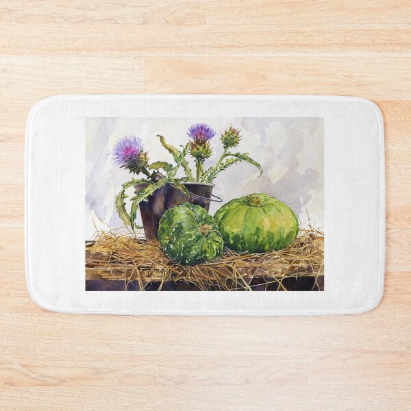Item preview, Still Life with Squashes and Thistles designed and sold by Margaret Merry.