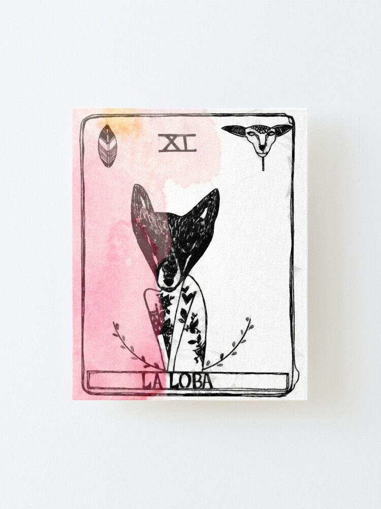 Alternate view of La Loba Mounted Print