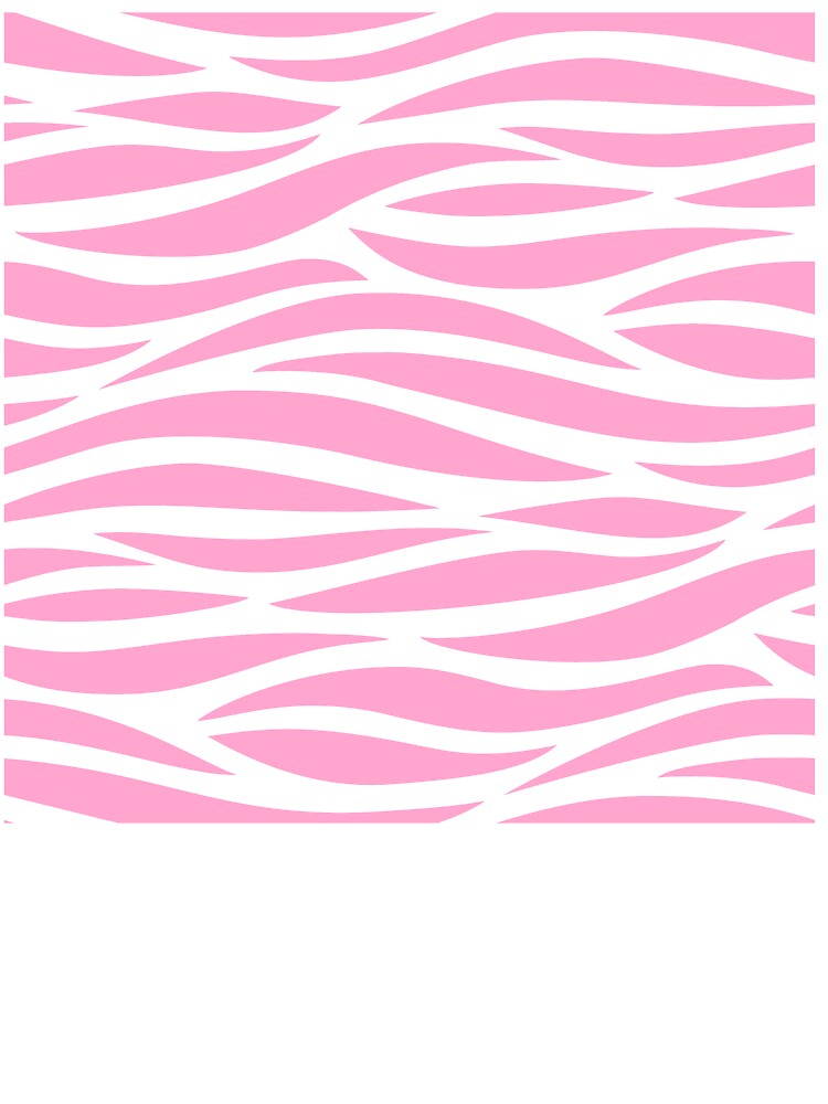 Strawberry Zebra Pattern - Pink Zebra Stripes | Kids T-Shirt