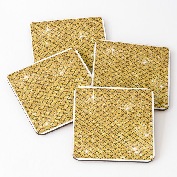 Item preview, Golden Glitter Scales  designed and sold by TopDesignArt.