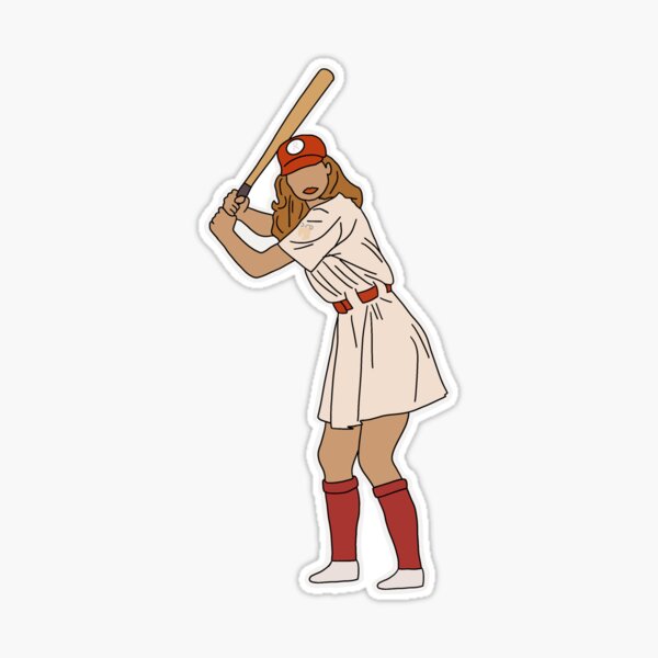 Jimmy Dugan - Baseball Sticker for Sale by Hannah Rogers