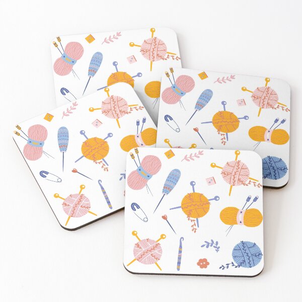 Item preview, Cute Knitting Pack Sticker  designed and sold by Elsbet.