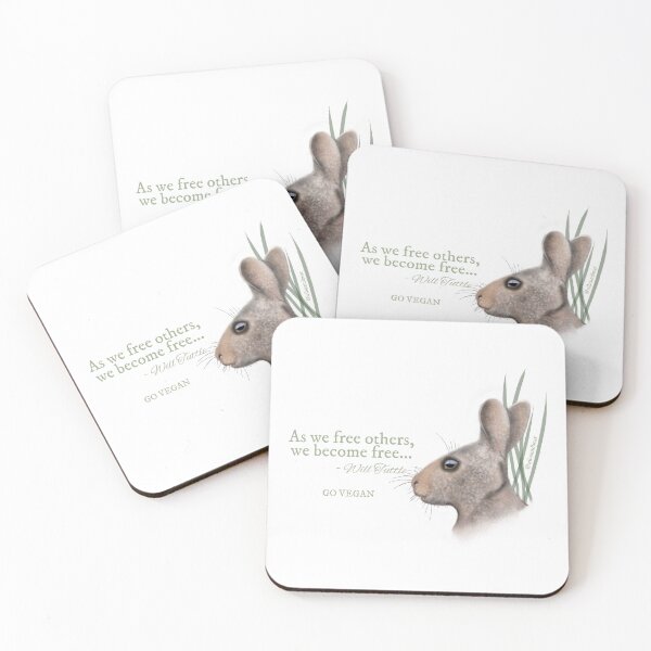 Artikelvorschau, Bunny Rabbit Go Vegan entworfen und verkauft von wiboandbear.