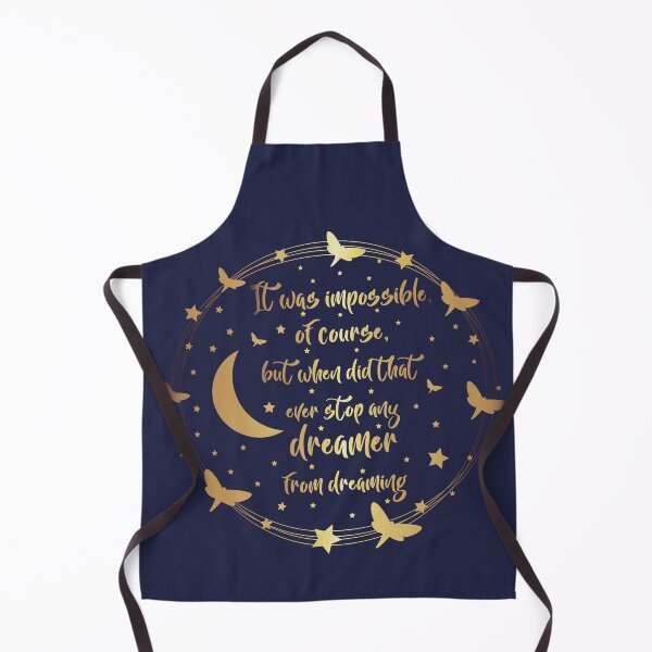 Item preview, It was impossible of course, but when did that ever stop any dreamer from dreaming - Strange The Dreamer Quote designed and sold by BooksAndFlowers.