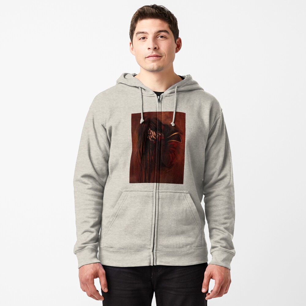 Item preview, Zipped Hoodie designed and sold by Rainfalling.