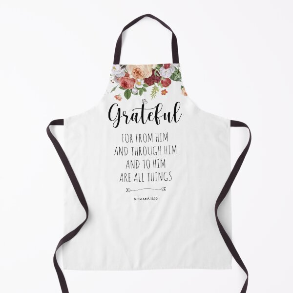 Item preview, GRATEFUL - Floral Bible Verse Romans 11:36 designed and sold by KA DESIGNS.