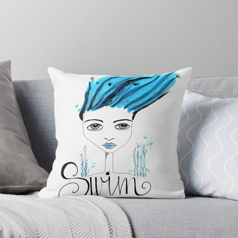Item preview, Throw Pillow designed and sold by lesinfin.