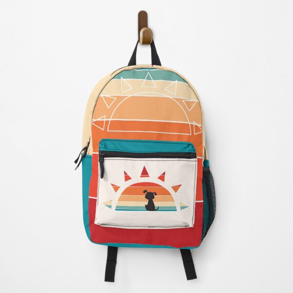 Item preview, sunset doggy retro designed and sold by bravescribbler.