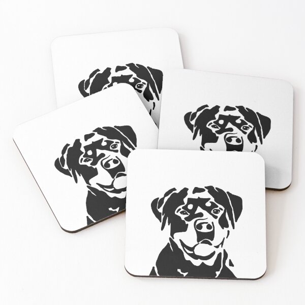 Item preview, Rottweiler Minimalist Dog designed and sold by Whoofster.