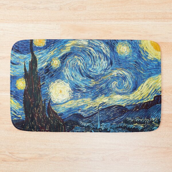 Artikelvorschau,  Van Gogh Mat Die Sternennacht entworfen und verkauft von Attenea.