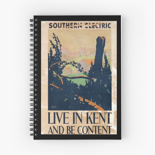 Item preview, Live in Kent retro poster designed and sold by CorasPosters.